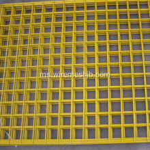 Warna Kuning PVC Bersalut Welded Wire Mesh Panels